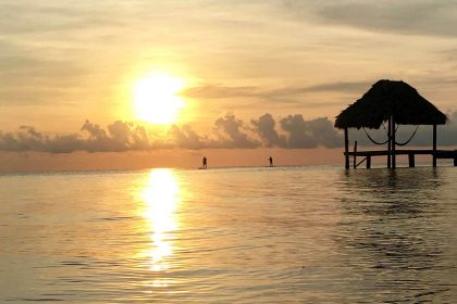 Beach Living Sunset Belize Hopkins